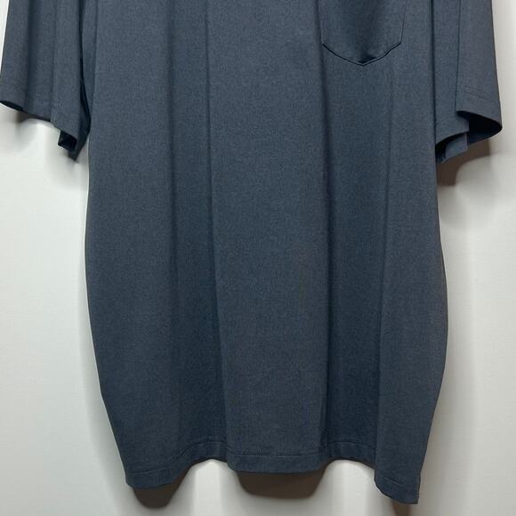 Jack Nicklaus Gray Golf Performance Polo Shirt Size XL Bear Emblem Short Sleeves - Picture 3 of 9